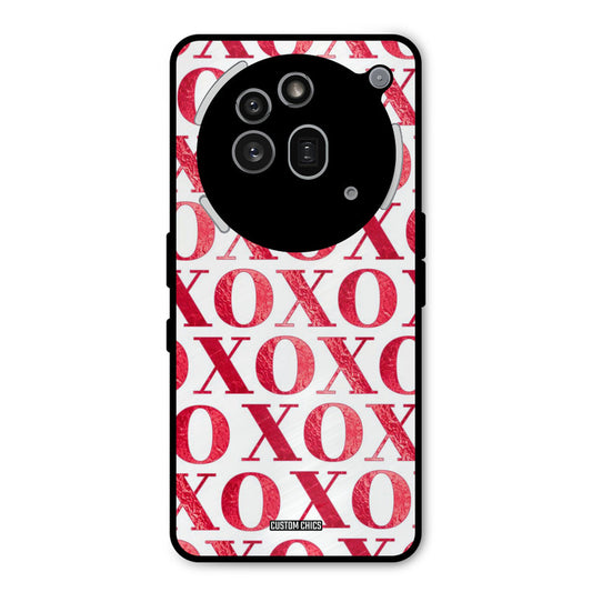 Red XOXO Nothing Phone 3A Pro Mobile Back Cover - Cute PrintShield Case