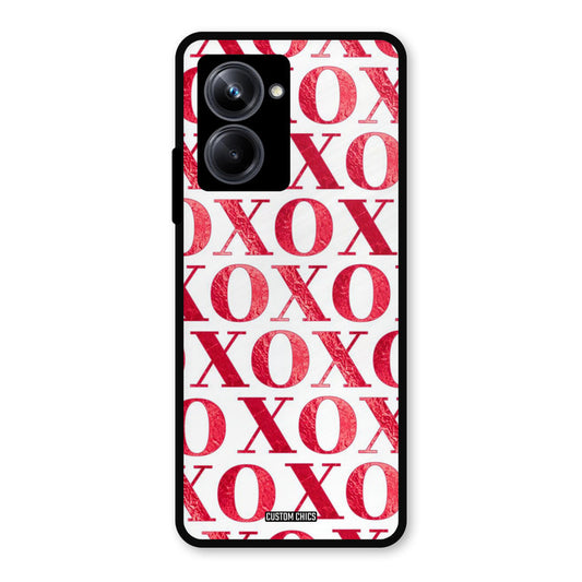 Red XOXO Realme 10 Pro Mobile Back Cover - Cute PrintShield Case