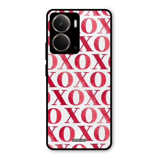 Red XOXO Realme P3 Mobile Back Cover - Cute PrintShield Case