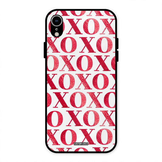 Red XOXO iPhone XR Mobile Back Cover - Cute PrintShield Case