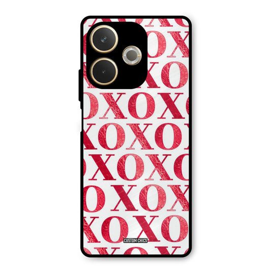 Red XOXO Oppo A5 Pro Mobile Back Cover - Cute PrintShield Case