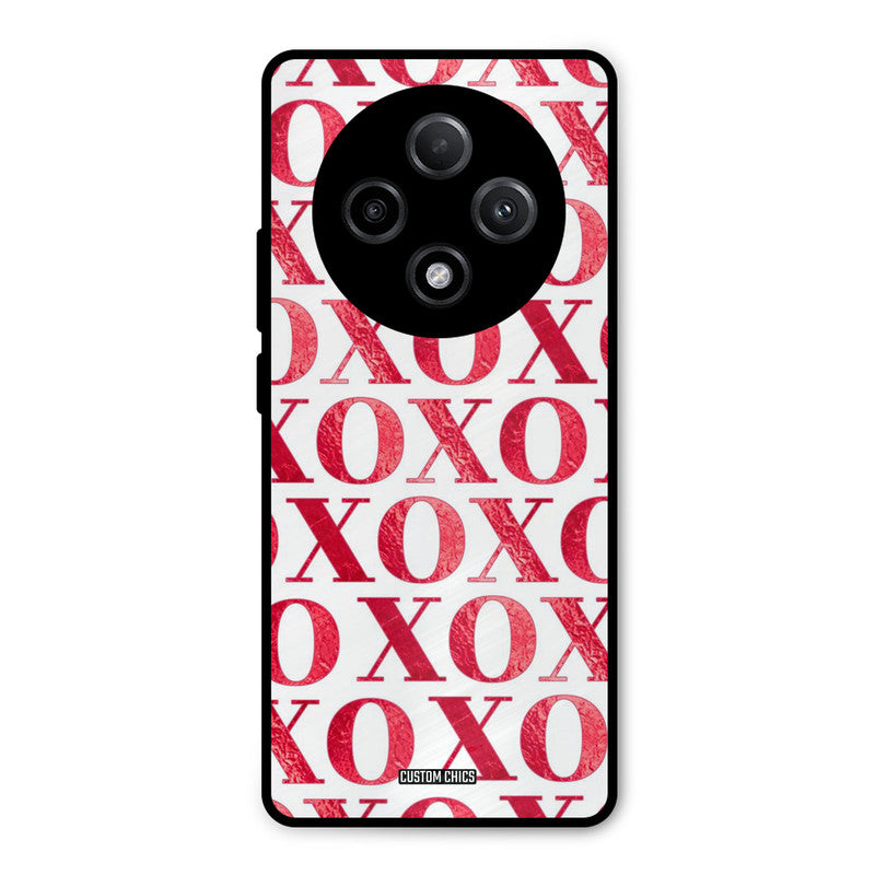 Red XOXO Oppo F27 Pro Plus 5G Mobile Back Cover - Cute PrintShield Case