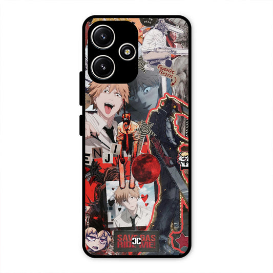 Denji Thoughts Redmi 12 5G Mobile Back Cover - Anime PrintShield Case