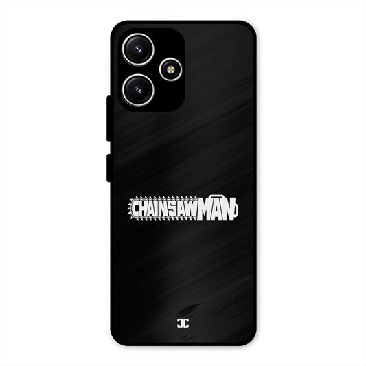 Chainsaw Logo Redmi 12 5G Mobile Back Cover - Anime PrintShield Case
