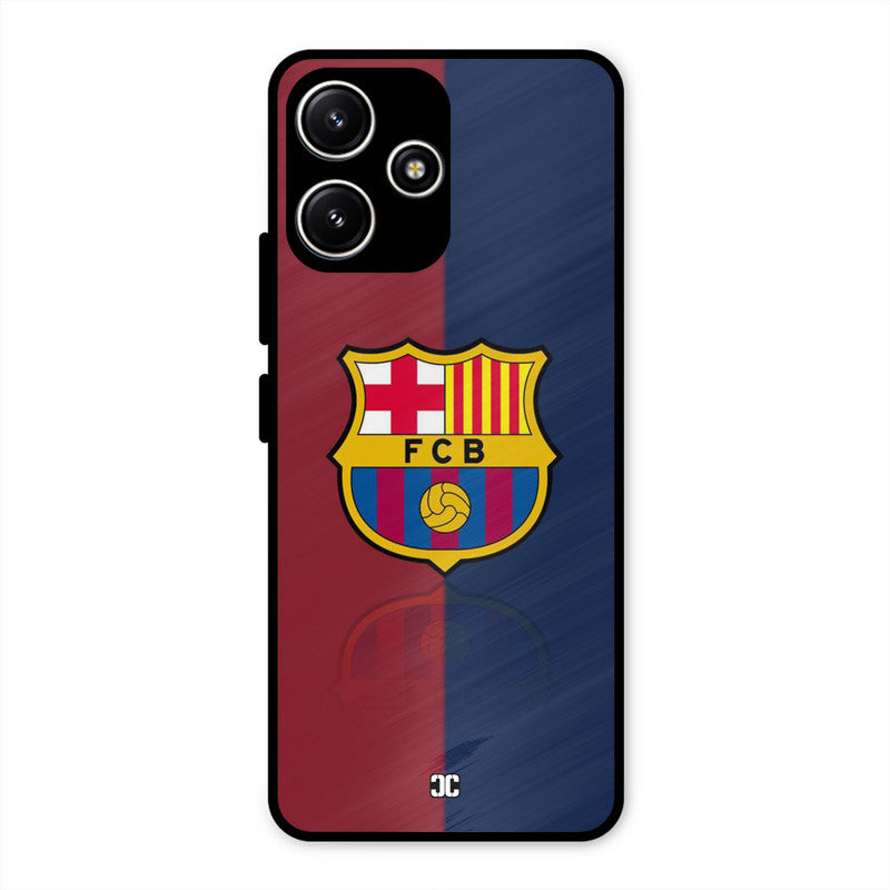 Barcelona Logo Redmi 12 5G Mobile Back Cover - Sports PrintShield Case