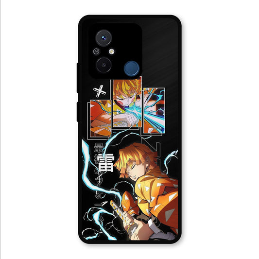 Aggressive Zenitsu Redmi 12c Mobile Back Cover - Anime PrintShield Case