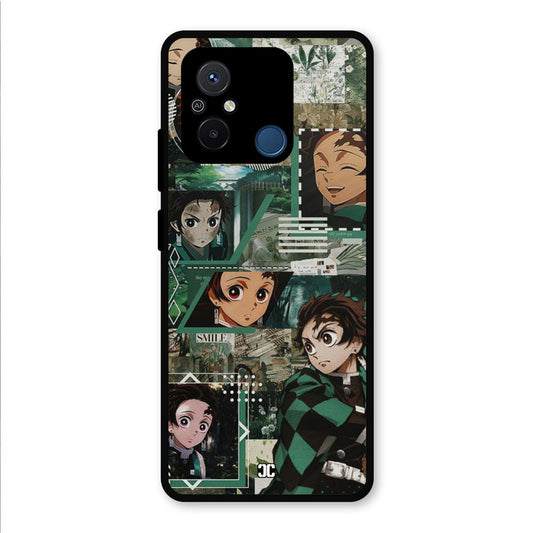 Tanjiro Thoughts Redmi 12c Mobile Back Cover - Anime PrintShield Case