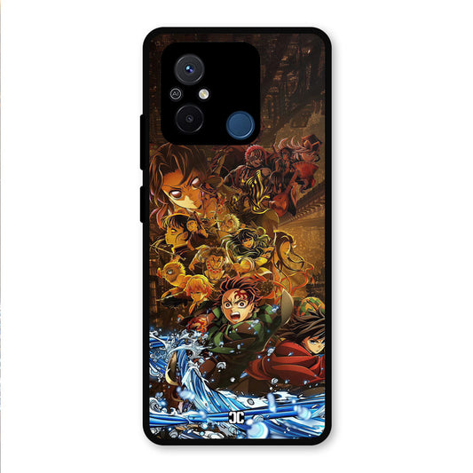 Demon Slayers Redmi 12c Mobile Back Cover - Anime PrintShield Case