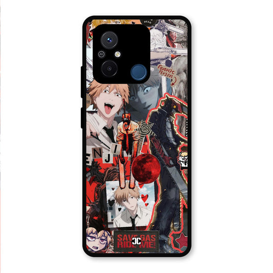 Denji Thoughts Redmi 12c Mobile Back Cover - Anime PrintShield Case