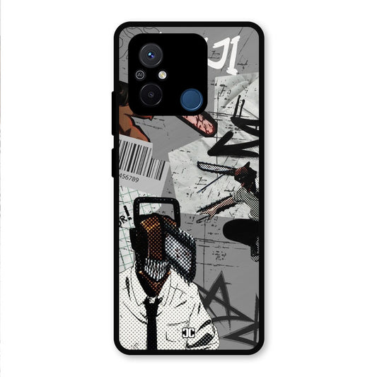 Denji Rage Redmi 12c Mobile Back Cover - Anime PrintShield Case