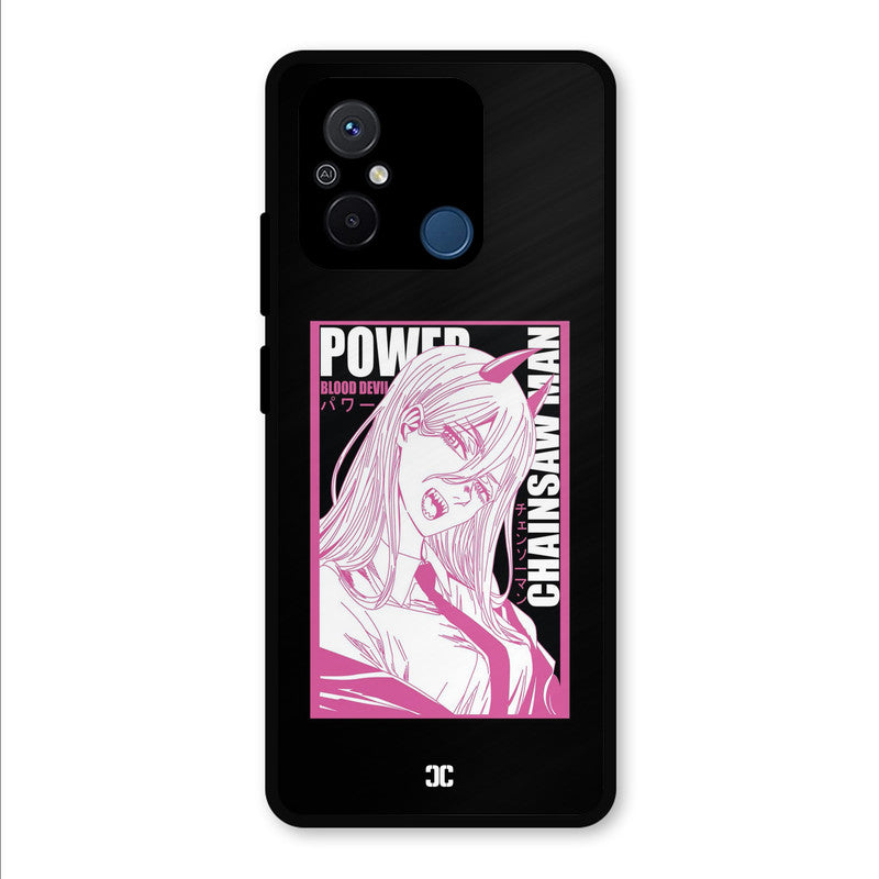 Blood Devil Power Redmi 12c Mobile Back Cover - Anime PrintShield Case