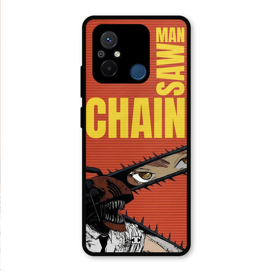Raging Chainsaw Redmi 12c Mobile Back Cover - Anime PrintShield Case