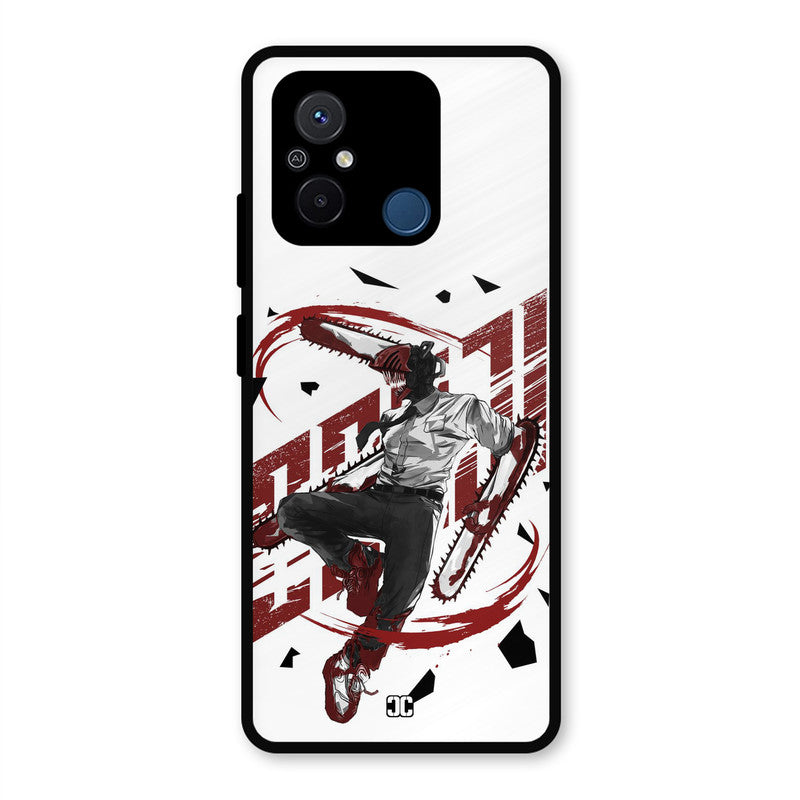 Chainsawman Typo Redmi 12c Mobile Back Cover - Anime PrintShield Case