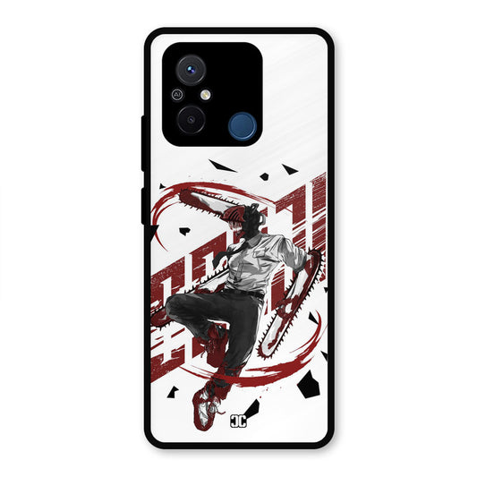 Chainsawman Typo Redmi 12c Mobile Back Cover - Anime PrintShield Case