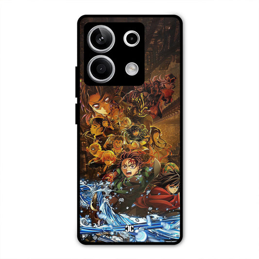 Demon Slayers Redmi Note 13 5G Mobile Back Cover - Anime PrintShield Case