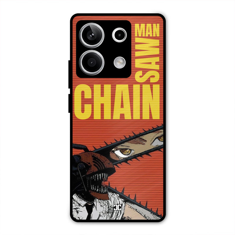 Raging Chainsaw Redmi Note 13 5G Mobile Back Cover - Anime PrintShield Case