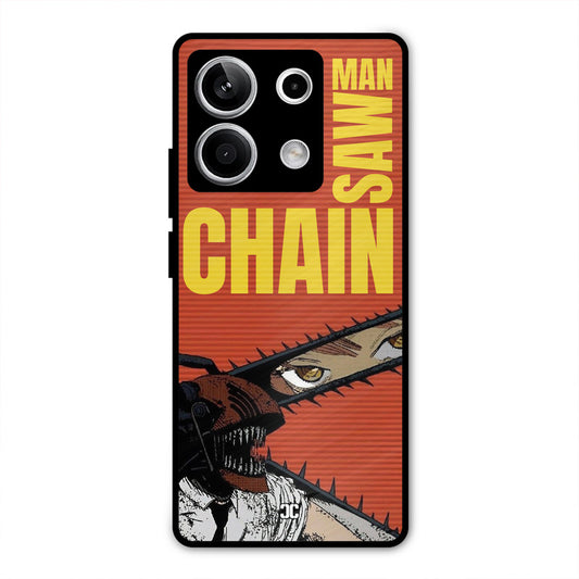 Raging Chainsaw Redmi Note 13 5G Mobile Back Cover - Anime PrintShield Case