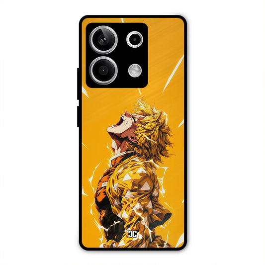 Shouting Zenitsu Redmi Note 13 5G Mobile Back Cover - Anime PrintShield Case