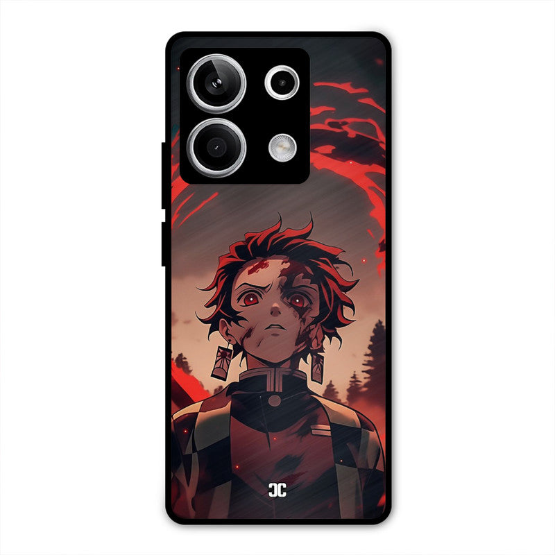 Raging Tanjiro Redmi Note 13 5G Mobile Back Cover - Anime PrintShield Case