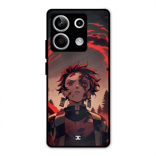 Raging Tanjiro Redmi Note 13 5G Mobile Back Cover - Anime PrintShield Case
