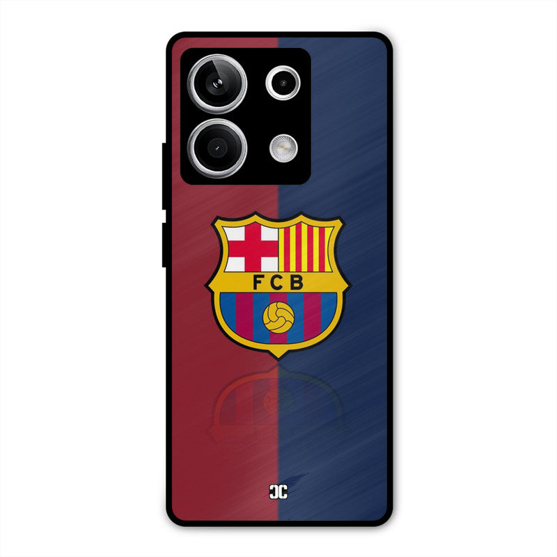 Barcelona Logo Redmi Note 13 5G Mobile Back Cover - Sports PrintShield Case