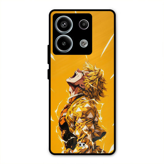 Shouting Zenitsu Redmi Note 13 Pro 5G Mobile Back Cover - Anime PrintShield Case