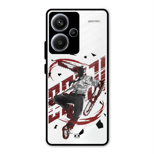 Chainsawman Typo Redmi Note 13 Pro Plus Mobile Back Cover - Anime PrintShield Case