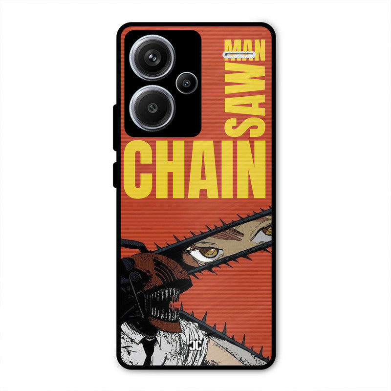 Raging Chainsaw Redmi Note 13 Pro Plus Mobile Back Cover - Anime PrintShield Case