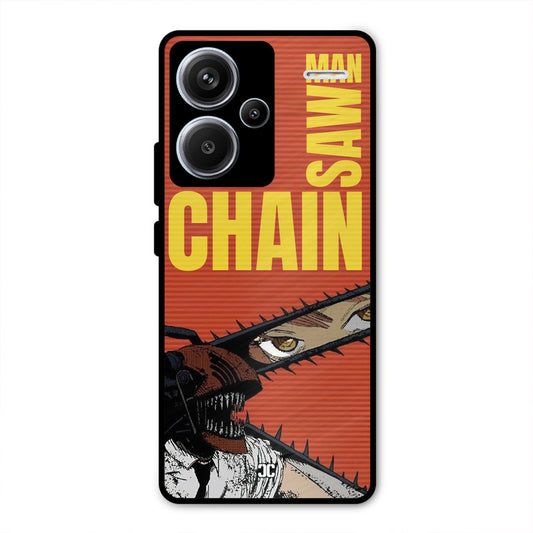 Raging Chainsaw Redmi Note 13 Pro Plus Mobile Back Cover - Anime PrintShield Case