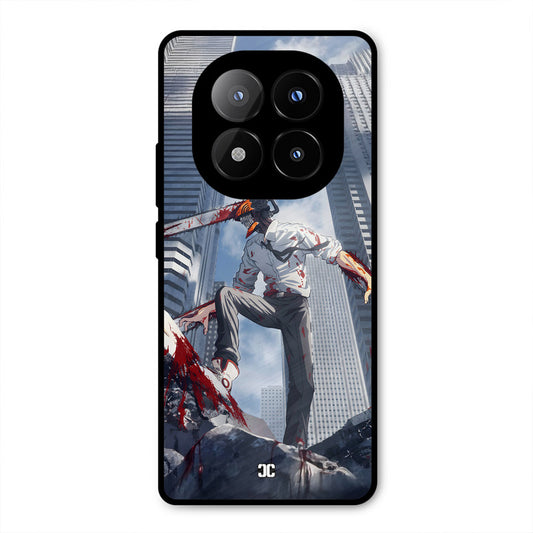 Denji Fighting Redmi Note 14 Pro Plus 5G Mobile Back Cover - Anime PrintShield Case