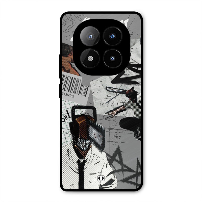 Denji Rage Redmi Note 14 Pro Plus 5G Mobile Back Cover - Anime PrintShield Case