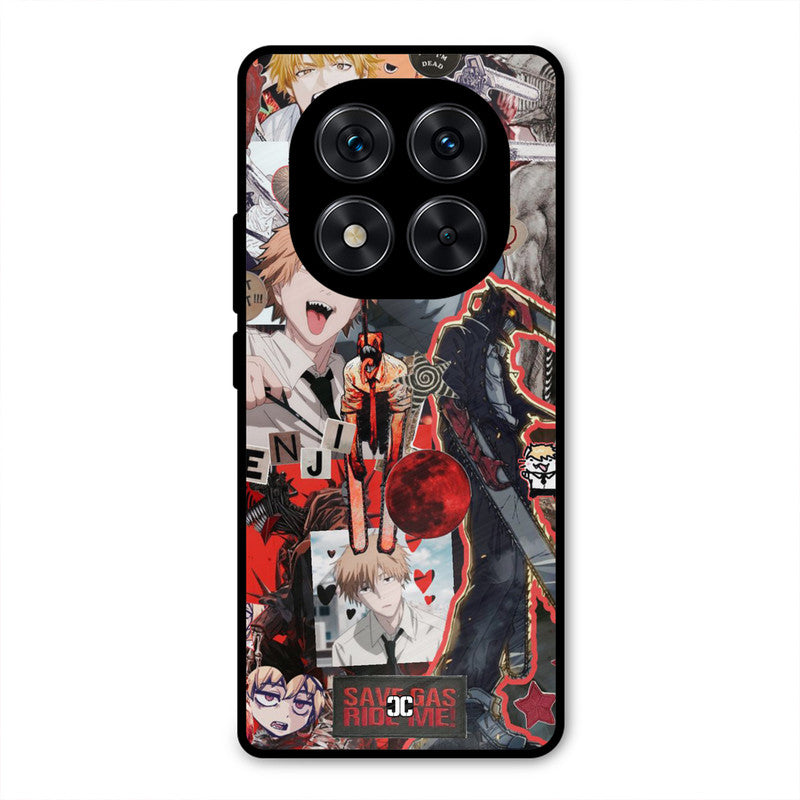 Denji Thoughts Redmi Note 14 Pro Mobile Back Cover - Anime PrintShield Case