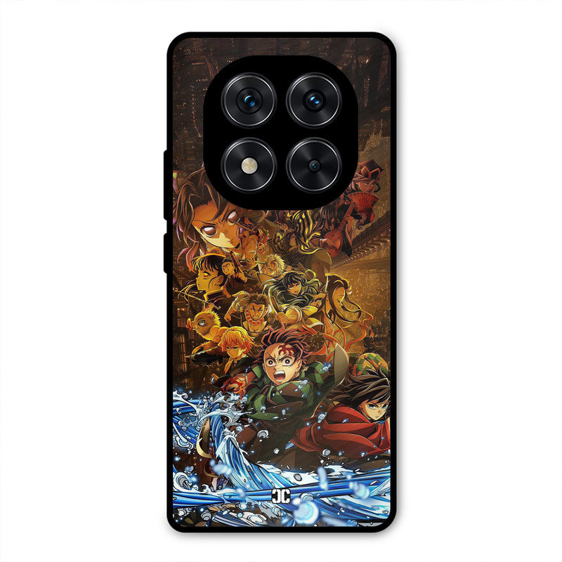 Demon Slayers Redmi Note 14 Pro Mobile Back Cover - Anime PrintShield Case