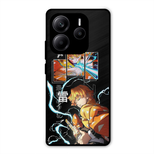 Aggressive Zenitsu Redmi Note 14 Mobile Back Cover - Anime PrintShield Case
