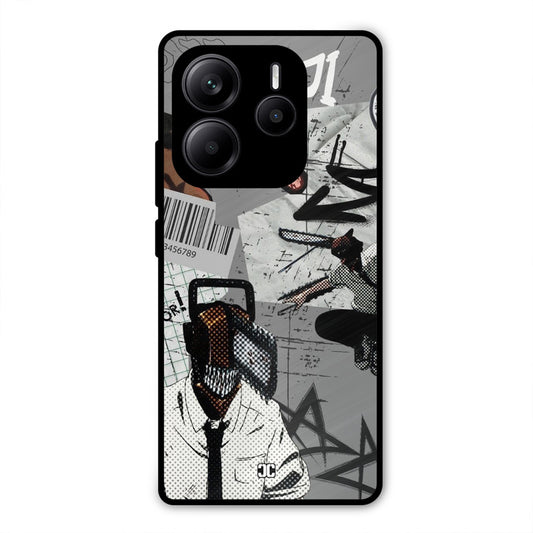 Denji Rage Redmi Note 14 Mobile Back Cover - Anime PrintShield Case