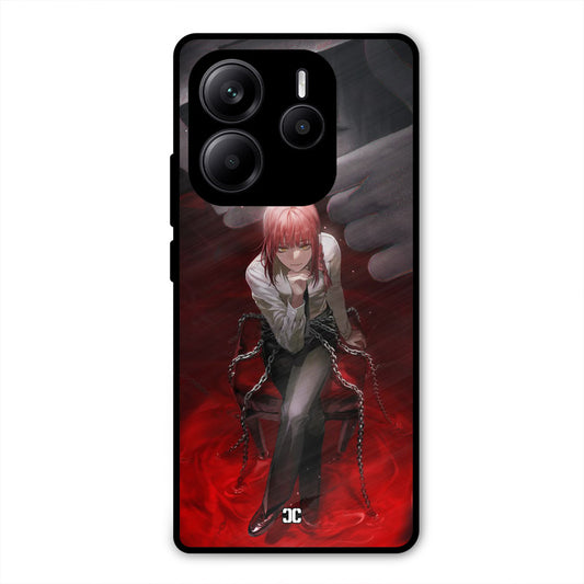 Makima Chains Redmi Note 14 Mobile Back Cover - Anime PrintShield Case