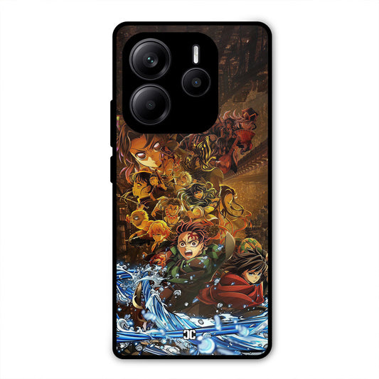 Demon Slayers Redmi Note 14 Mobile Back Cover - Anime PrintShield Case