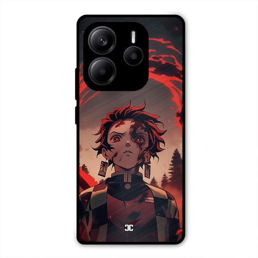 Raging Tanjiro Redmi Note 14 Mobile Back Cover - Anime PrintShield Case