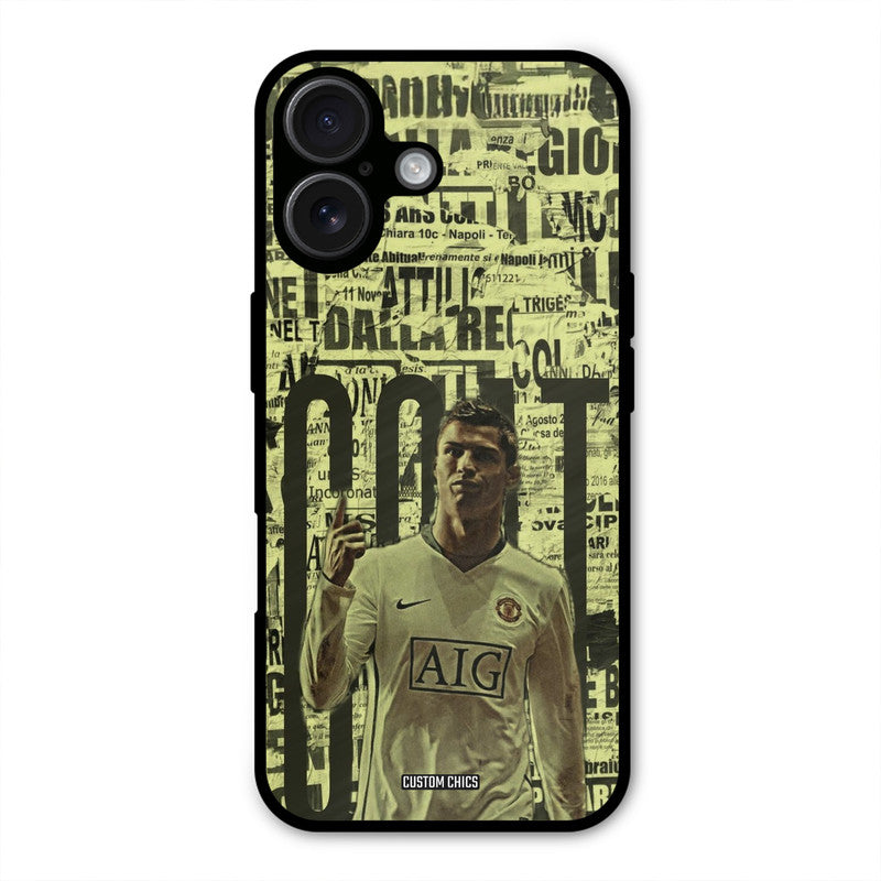 Retro Goat Art  iPhone 16 Mobile Back Cover - Sports PrintShield Case