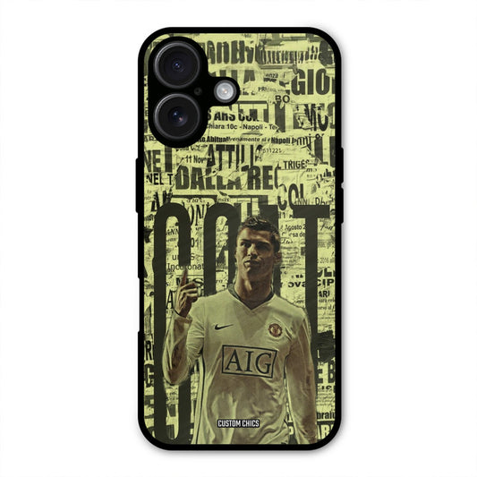 Retro Goat Art  iPhone 16 Mobile Back Cover - Sports PrintShield Case