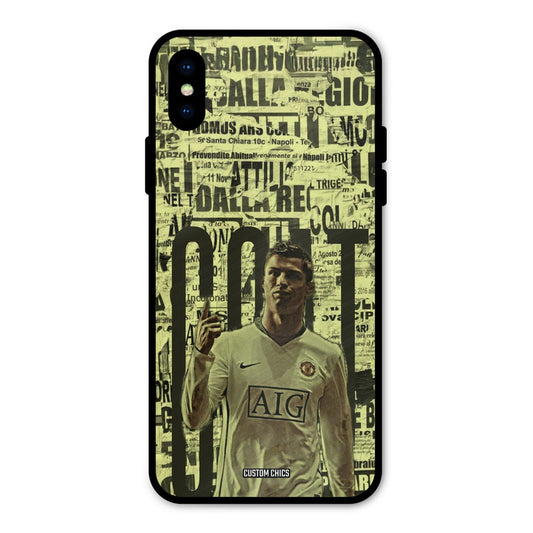 Retro Goat Art iPhone X Mobile Back Cover - Sports PrintShield Case