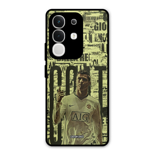 Retro Goat Art Vivo T4x Mobile Back Cover - Sports PrintShield Case