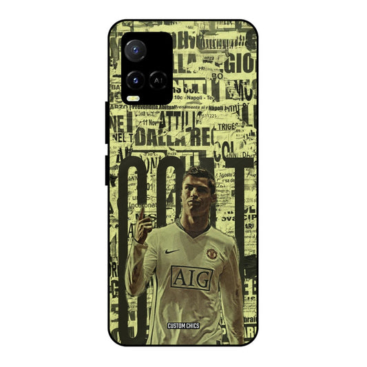 Retro Goat Art Vivo Y33s Mobile Back Cover - Sports PrintShield Case