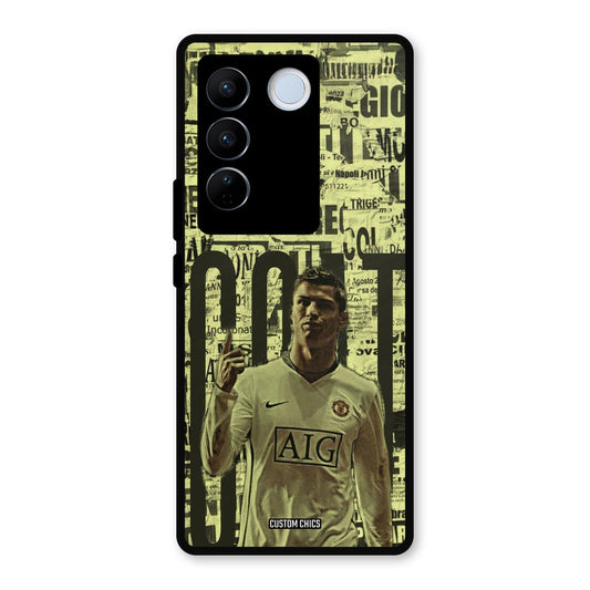 Retro Goat Art Vivo V27 Pro Mobile Back Cover - Sports PrintShield Case