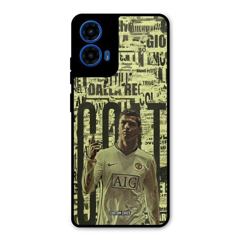 Retro Goat Art Moto G45 Mobile Back Cover - Sports PrintShield Case