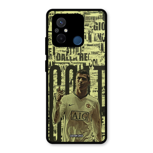 Retro Goat Art Redmi 12c Mobile Back Cover - Sports PrintShield Case