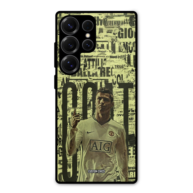 Retro Goat Art Samsung Galaxy S25 Ultra Mobile Back Cover - Sports PrintShield Case