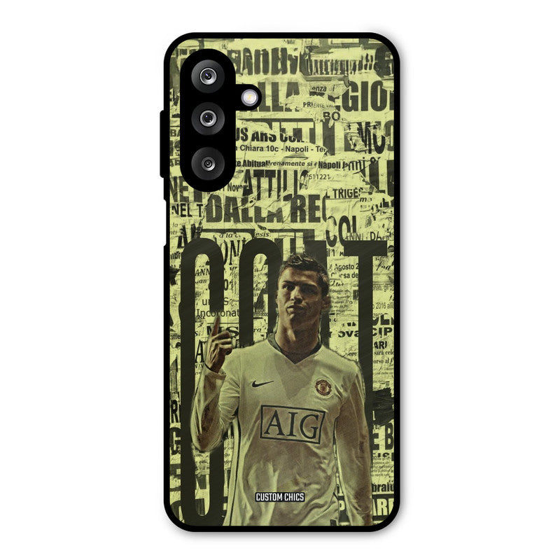 Retro Goat Art Samsung Galaxy M36 Mobile Back Cover - Sports PrintShield Case