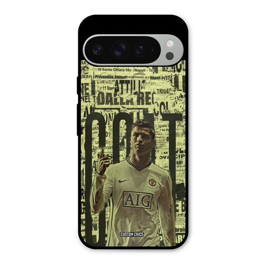 Retro Style Messi Google Pixel 9 Pro XL Mobile Back Cover - Sports PrintShield Case