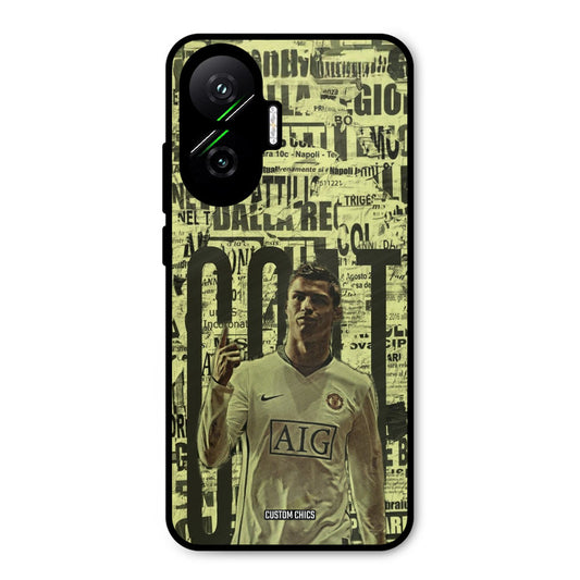 Ronaldo Comic Poco F7 5G Mobile Back Cover - Sports PrintShield Case